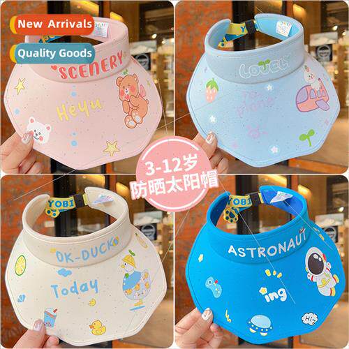 Children outdoor sunscreen sun hat cartoon astronaut sun hat