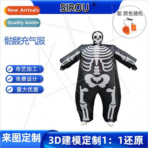 Halloween Costumes Skeleton Inflatable Costumes Adult Stage