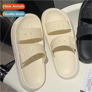 Cream Whe Double Summer Slippers Outwear Strap Women Fashion