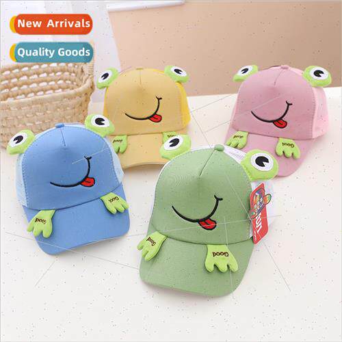 Children baseball cap girls summer mesh duck tongue hat baby