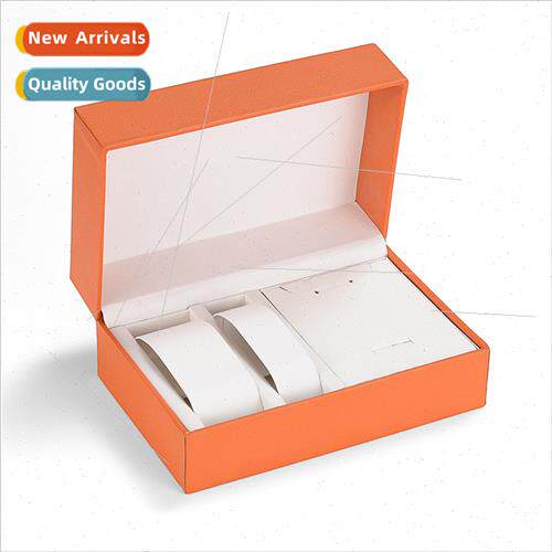 Work gift watch box rectangular simple exquise kraft paper b