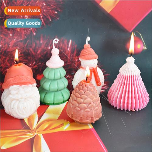 Aroma Candle Making Tools Father Christmas Cedar Snowman Pin