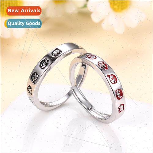 Korea wind new Doraemon ring female cartoon characters Noba