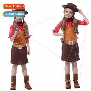 Western Cowboy Halloween Child Costumes 0133 Stage Cosplay