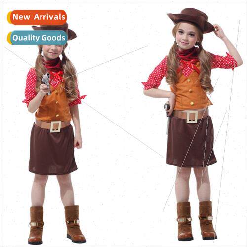 Halloween Cosplay Costumes Western Cowboy G-0133 Child Stage