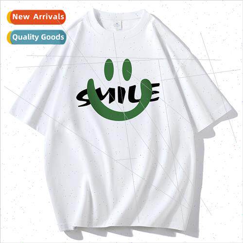 Summer cotton short-sleeved t-shirt ins tide male Korea  loo