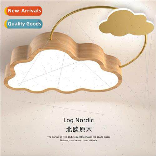 Children room bedroom lamp girl cloud log boy Scandinavian c