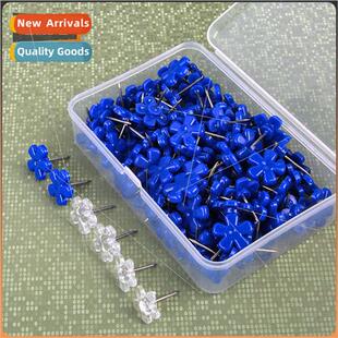 studs boxed transparent flower New plastic creative