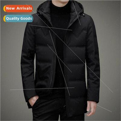 Winter men down jacket 2023 new removable hooded men whe duc