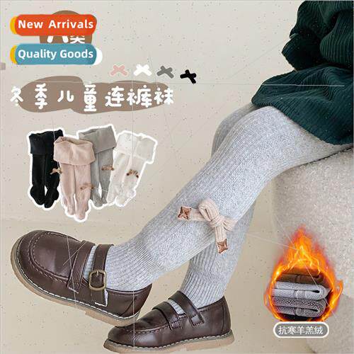 ly  fall and winter childrens pantyhose padded bottoming pan