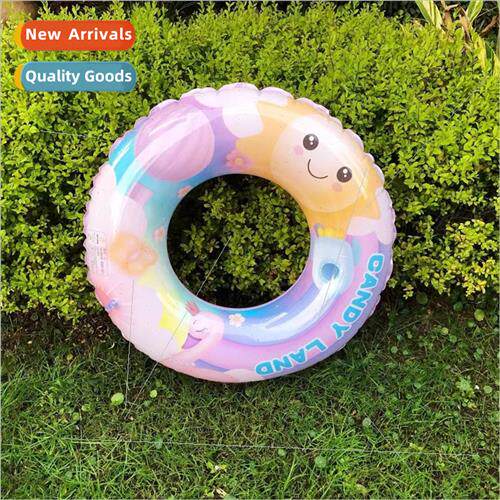 Swan swim ring new childrens cartoon swimming ring anti-turn