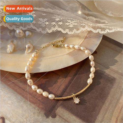 Pearl bracelet natural female ins niche delicate girlfriend