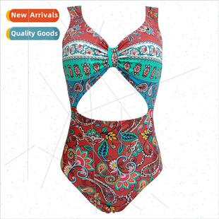 Piece One Swimsu Womens Backless Europe2022 Sensual Triangle