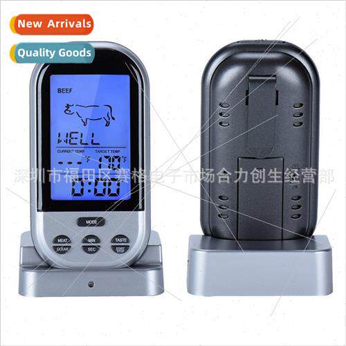 Wireless Remote Control BBQ Thermometer Outdoor Portable Bar