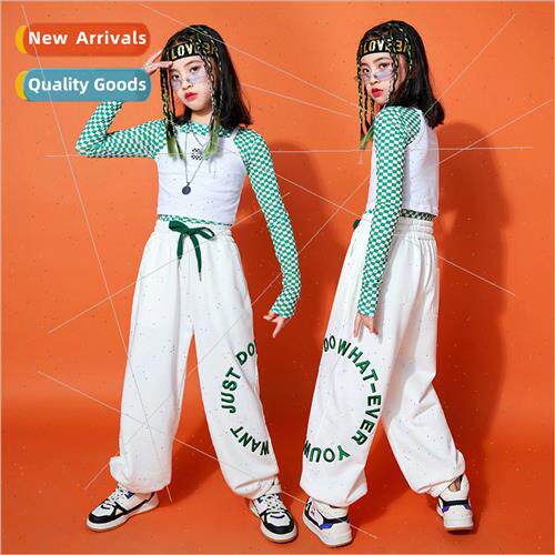 Jazz Dance Costume Children Dancewear Girls Summer Set Dance