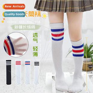 summer thin mesh Childrens college socks cotton long