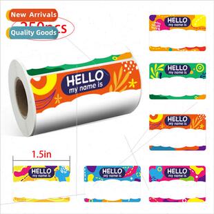 cartoon name handmade 081 label color roll sticker