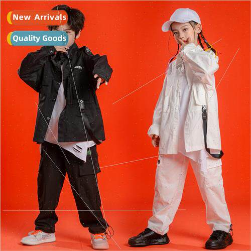 Set dance children tide clothing hiphop hip-hop shirt su boy