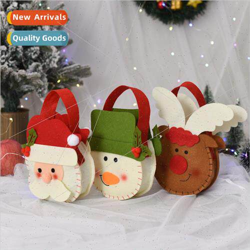 Korea  Christmas children handbags Christmas candy bags -wov