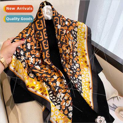 Spring Autumn new printing large square scarf female fashion