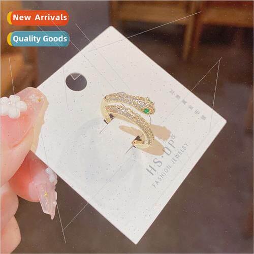 Japan fashion zirconia snake opening adjustable female niche