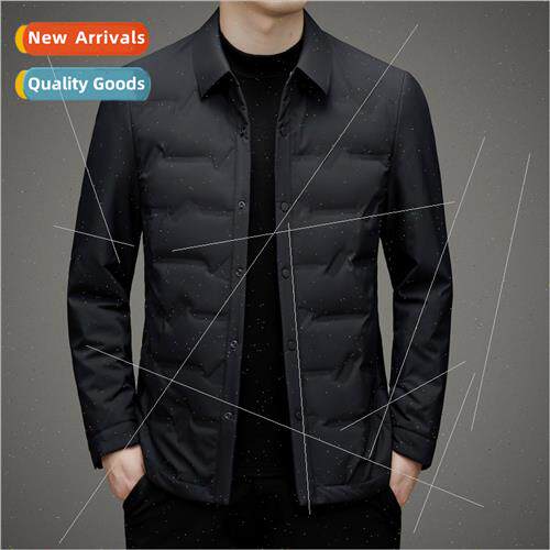 Down jacket whe duck down men light jacket 2023 winter new l