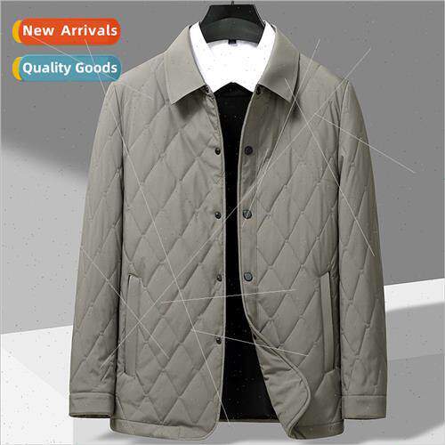 2023 Mulberry silk quilted cotton jacket men jacket fall lig