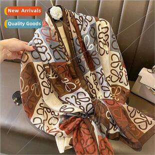 winter cotton four scarf sarong female printing Thin linen