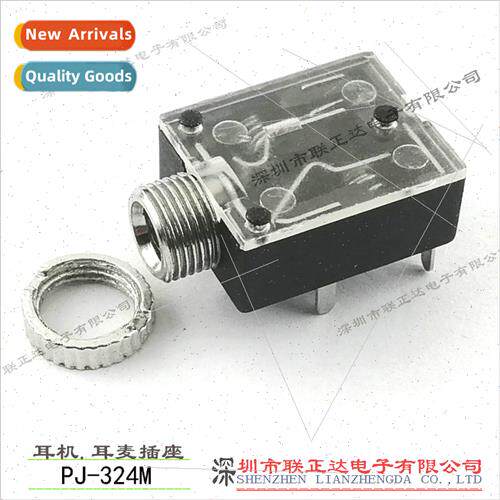 Headphone socket screw Transparent headphone socket 3.5 head