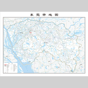 东莞市地图电子版设计素材文件