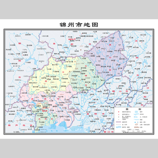 锦州市地图电子版设计素材文件