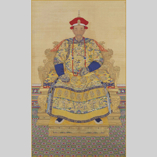 清圣祖康熙皇帝朝服像（爱新觉罗玄烨）电子版设计素材文件