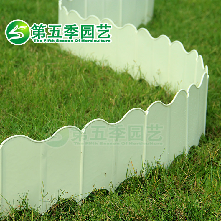 塑料插地拼接草石隔离带园林绿化小围栏围树圈挡土板花园隔离栅栏