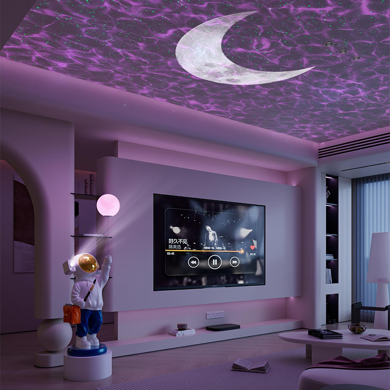星空灯太空人宇航员大摆件蓝牙音响大型落地客厅电视柜旁边装饰品