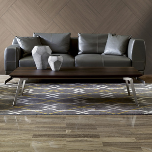 楷模 普术-PK21莱德茶几1.6米现代简约长方形实木茶桌