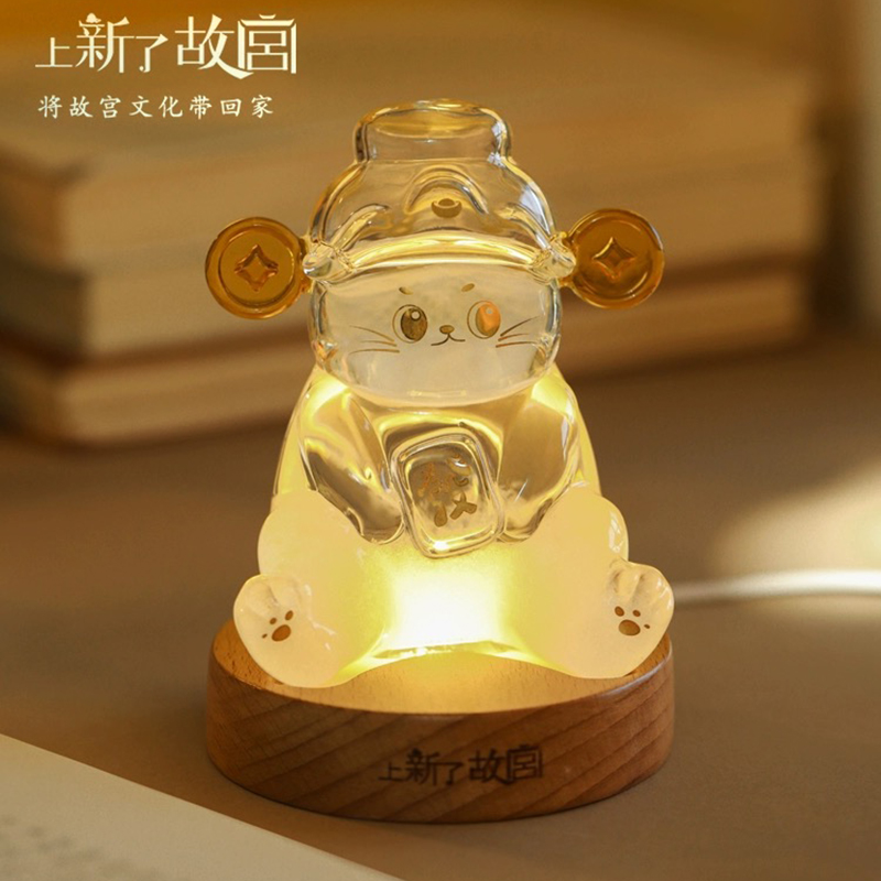 上新了故宫招财进宝宫猫天气瓶