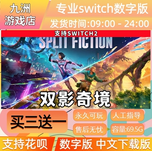 中文下载版 switch2游戏数字版 买三送一 Fiction 双影奇境Split