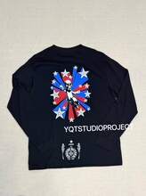 【YQTSTUDIO】Foti骷髅头印花美式中古vintage宽松长袖T恤男女潮