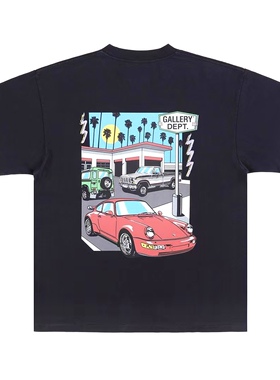 GALLERY DEPT. Drive Thru Washed Tee 汽车图案短袖T恤潮男女