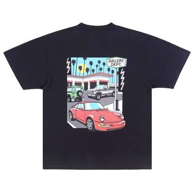 GALLERY DEPT. Drive Thru Washed Tee 汽车图案短袖T恤潮男女