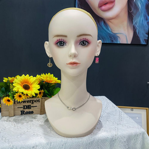 模特头假发头模道具帽子架项链架