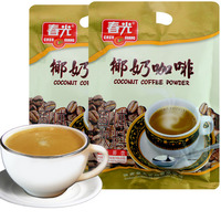 春光椰奶咖啡360gx2袋 3合速溶咖啡海南三亚特产冲饮品椰奶香味
