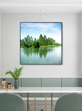 粟缘玄关自然风景美观装饰画美观