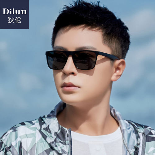 方形男士开车专用时尚偏光太阳镜