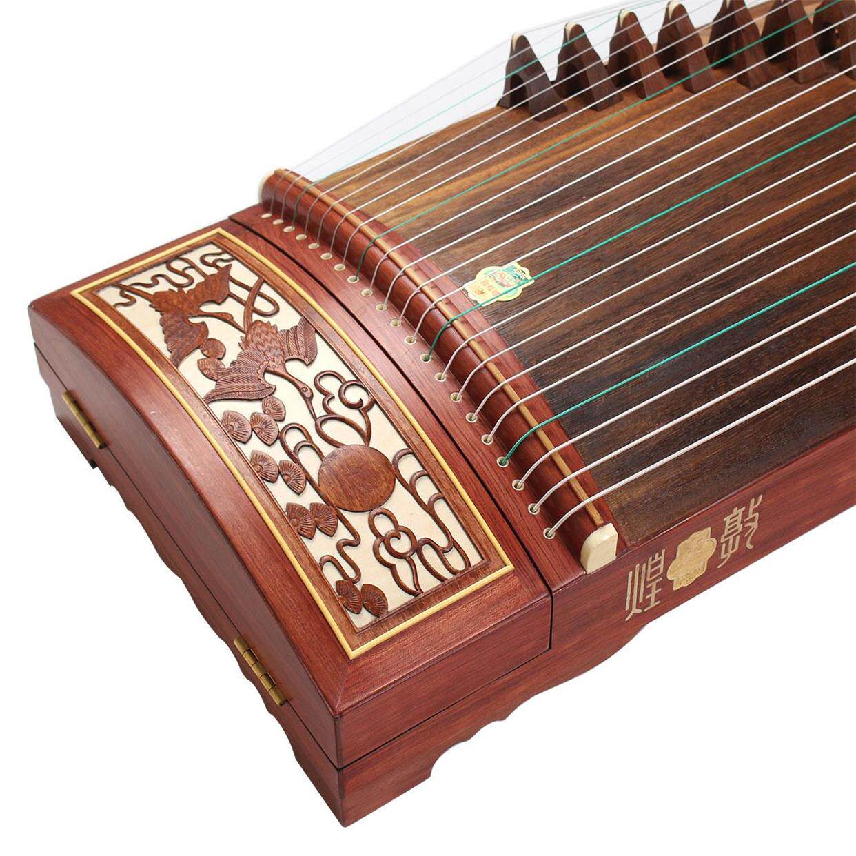 敦煌牌694dq双鹤朝阳演奏特氏古夷苏木考级古筝琴 【敦煌专卖店】