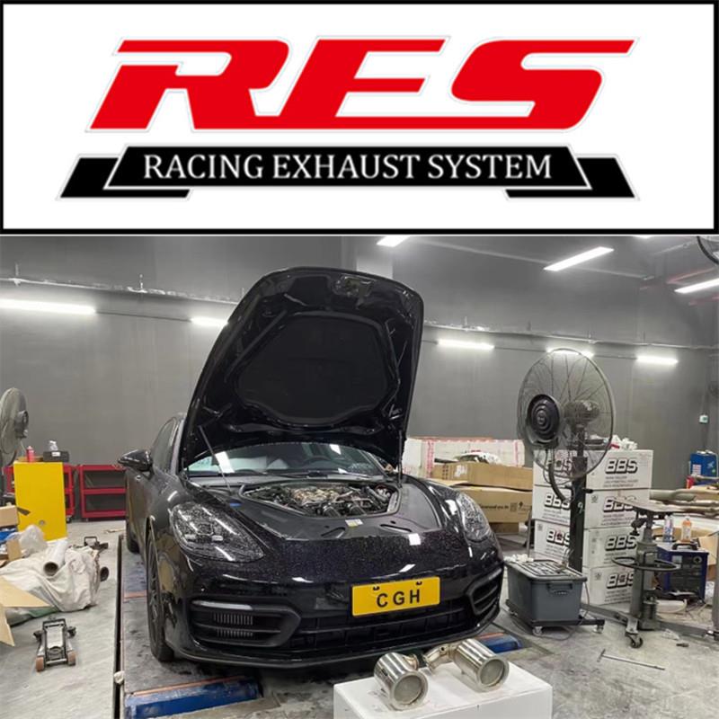 适用于保时捷帕拉梅拉971国六升级RES全段头段中尾阀门排气管声浪