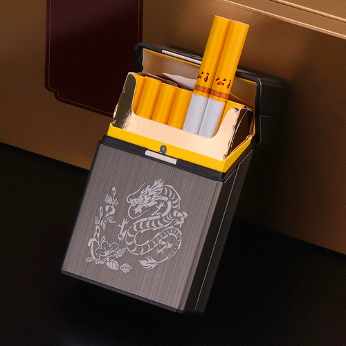 Портсигар, металлическая креативная банка для хранения, резная лента, алюминиевый сплав