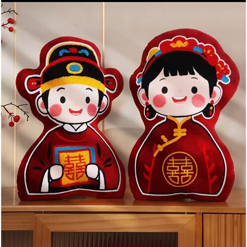 loopy压床娃娃一对结婚小海狸露