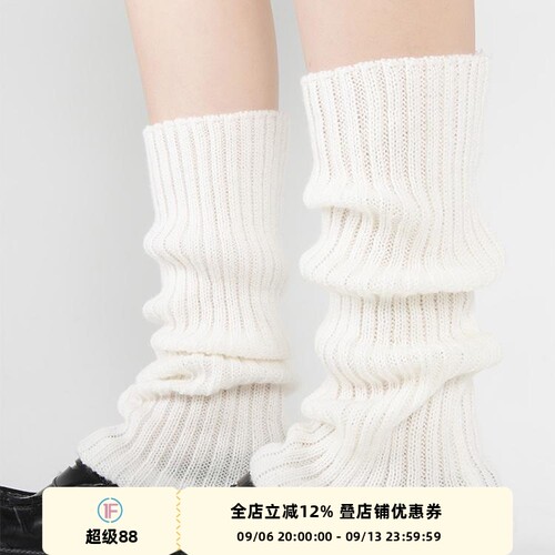 简约堆堆袜套日系jk袜学院风