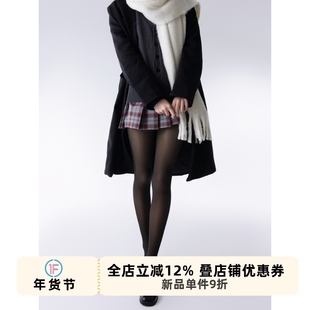 抵达一楼黑丝光腿神器加绒秋冬厚黑透肤打底裤假透肉Jk连裤袜保暖